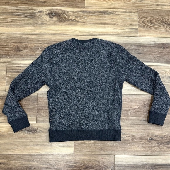 Rails Men’s Heston Melange Reversible Pullover Crewneck Sweater Grey Sz S - Picture 5 of 11